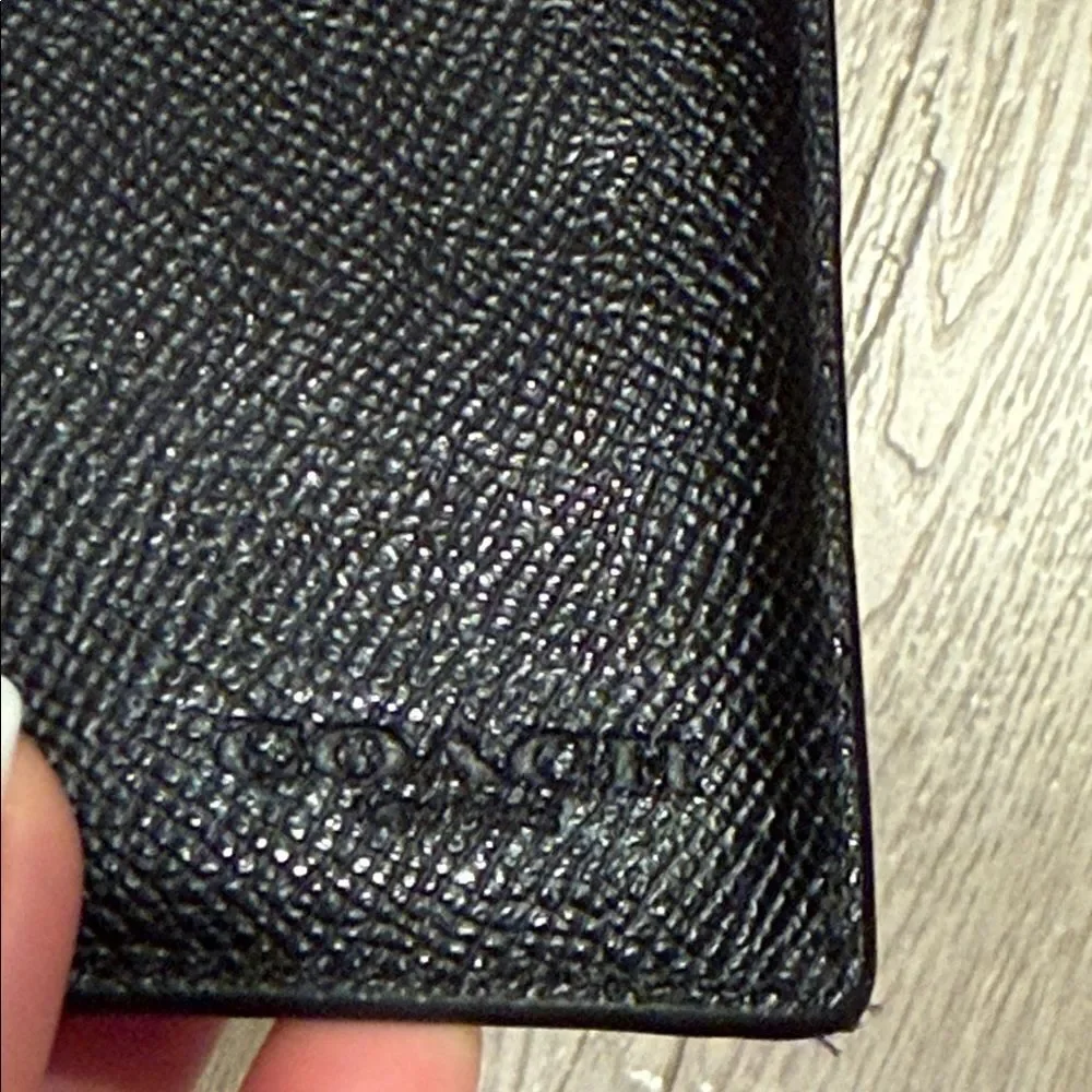 Coach Black Leather Wallet🎉Last Deal